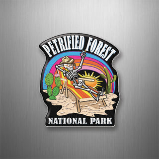 Petrified Forest National Park   Skeleton Relaxing 3D Magnet