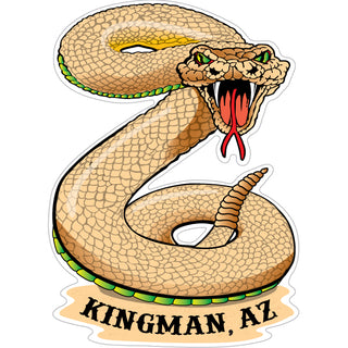Kingman Az Rattlesnake Sticker