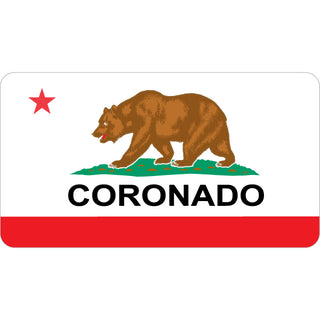 OK4 Coronado CA Flag Sticker