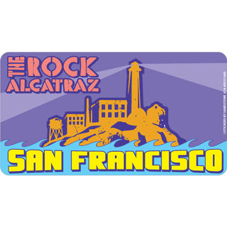 San Francisco   The Rock Alcatraz Sticker