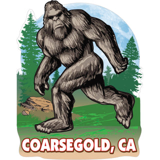 OK4 Coarsegold CA Bigfoot in the Woods Sticker