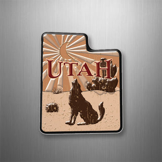 Utah State Shape 3D Magnet