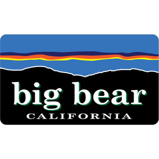 Big Bear California   Sunset Sticker