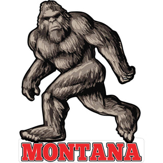OK4 Montana Angry Bigfoot (00943) Sticker