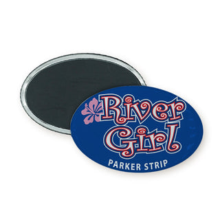 Parker Strip   River Girl Oval Oval Badge Magnet