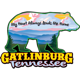 GATLINBURG BEAR SMOKIES INSIDE Sticker