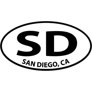 OK4 San Diego  CA Euro SD (00500) Sticker