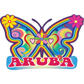 aruba butterfly Sticker