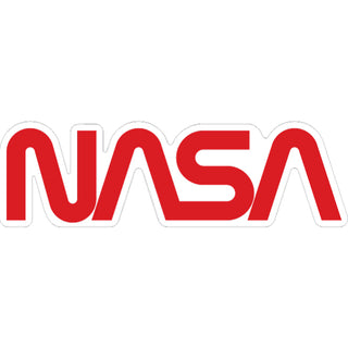 Nasa Red Logotype 2.4 x 5.1 Sticker
