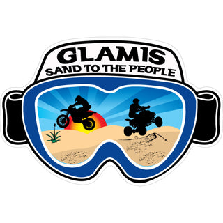 Glamis   Riding Mask Goggles Sticker