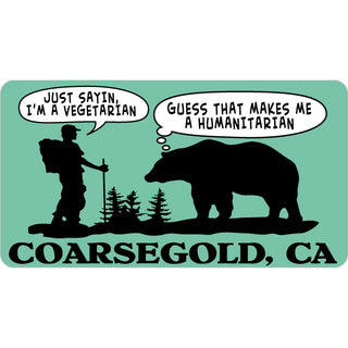 Coarsegold Humanitarian Bear Sticker