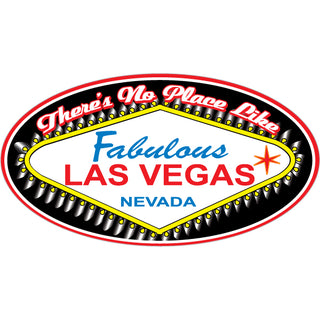 Las Vegas  Nevada   No Place Oval Sticker