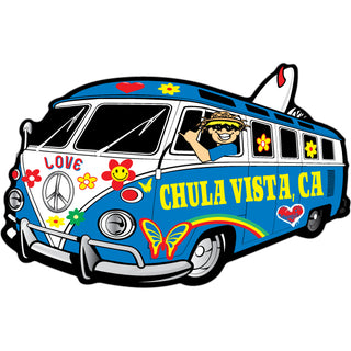 Chula Vista CA Peace Bus Sticker