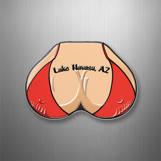 LAKE HAVASU  AZ RED BIKINI TOP BOOBS 3D Magnet