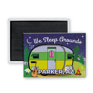 Parker  AZ   Sleep Around Rectangle Badge Magnet