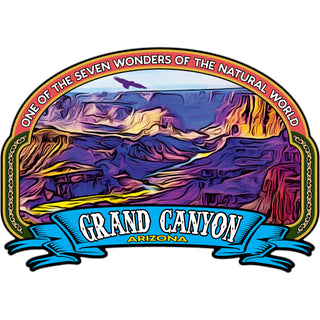 Grand Canyon   Seven Wonders Sticker