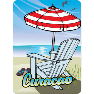 Curacao Chair and Umbrella Sticker