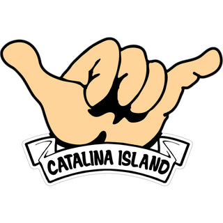 Catalina Island Hang Loose Hand Sticker