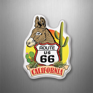 California   Donkey Head 66 Shield 3D Magnet