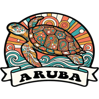 ARUBA MANDALA TURTLE Sticker