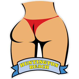 Huntington Beach   Thong Bikini Sticker