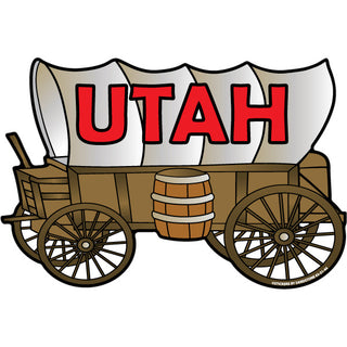 OK4 Utah Coverd Wagon Sticker