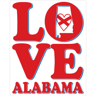 Love Alabama Sticker