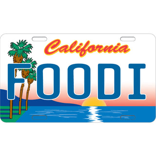 CALIFORNIA FOODI LICENSE PLATE Sticker