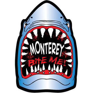 Monterey   Bite Me Shark Sticker