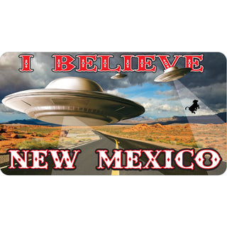 New Mexico   Flying Saucer Photo Sticker