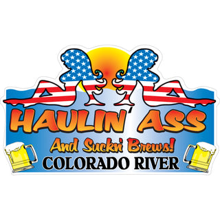Colorado River   Haulin Ass Sticker