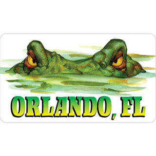 OK4 Orlando  FL Alligator Eyes (00144) Sticker