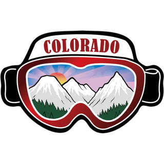 OK4 Colorado Ski Goggles Sticker
