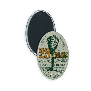 Palms California   Desert At Its Best Oval Badge Magnet