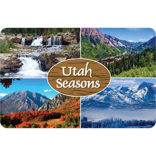 Utah   4 Seasons Scenes Sticker