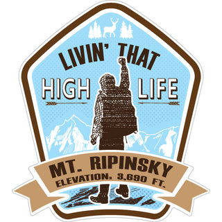 OK4 Alaska Mt Ripinsky Livn That Highlife Sticker