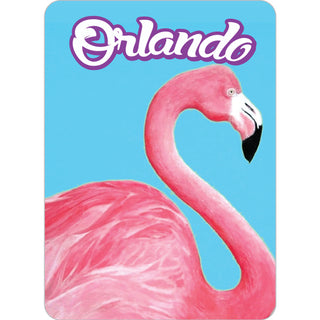 OK4 Orlando  FL Flamingo Rectangle Sticker