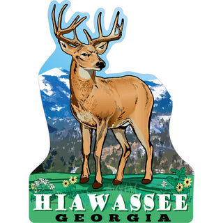 OK4 Hiawassee Georgia Deer Sticker