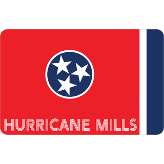 Hurricane Mills Tennessee Flag Sticker