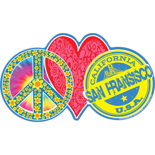 OK4 San Francisco Peace Love (82415) Sticker