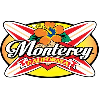 OK4 Monterey Crossing Surfboards (00183) Sticker