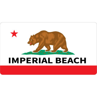 Imperial Beach   California Flag Sticker