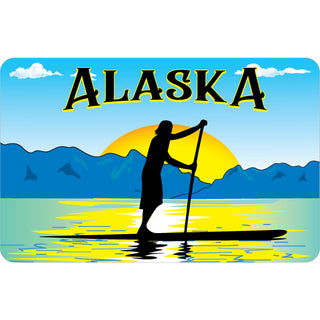 Alaska Stand up Paddleboard Sticker