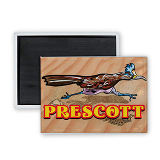 Prescott Roadrunner Roadrunner desert Rectangle Badge Magnet