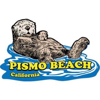 Pismo Beach  California   Sea Otter Floating Sticker