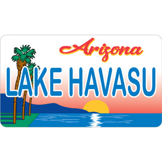 Lake Havasu   License Plate Sticker