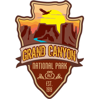 Grand Canyon  National Park   Canyon Arrowhead Sticker