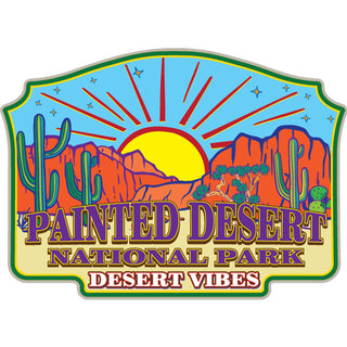 Painted Desert National Park   Desert Vibes Sticker