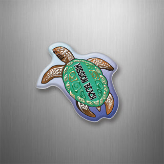 Mission Beach   Green Sea Turtle 3D Magnet