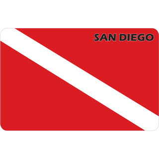 OK3 San Diego Dive Flag Sticker